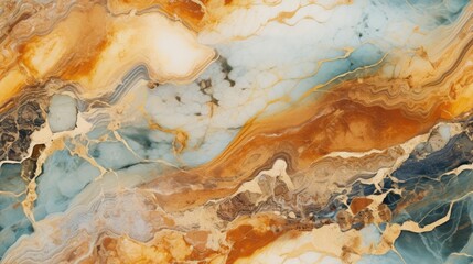Fototapeta premium abstract marble texture agate yellow gold, ai