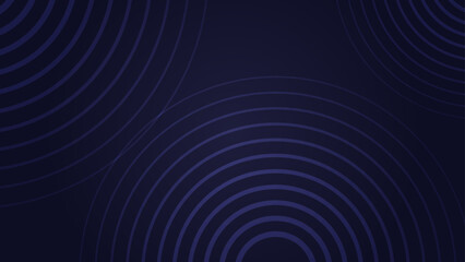 Futuristic Abstract Dark space Background. Modern circle lines pattern. Horizontal banner template. Suit for cover, banner, brochure, corporate, poster, presentation, website