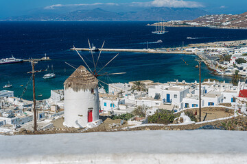 Boni Windmill in Mykonos, Greece. - 653294682
