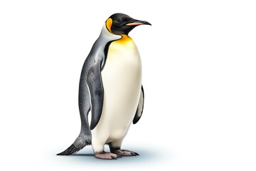 Emperor Penguin isolated on white background 
