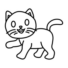 Cat vector breeds cute pet animal  illustration.  vector cats design
