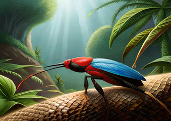 forest insects, png