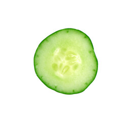 Slice of cucumber transparent png