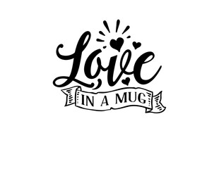 Obraz premium love in a mug