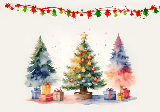 Christmas image, Illustration by Generative Ai