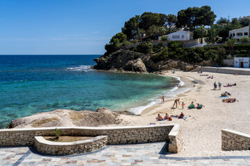 cala de la fustera, benissa, beach near calpe, Alicante, spain