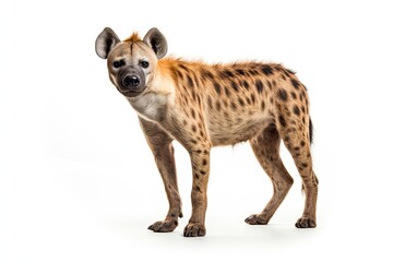 Hyena isolated on white background