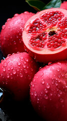 delicious fruit with dew