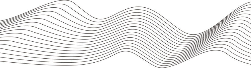 Abstract Wavy Line