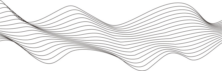 Abstract Wavy Line