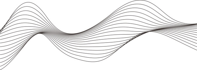 Abstract Wavy Line