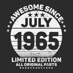 The Real LegenAwesome Since 1965. Vintage Retro Birthday Vector, Birthday gifts for women or men, Vintage birthday shirts for wives or husbands, anniversary T-shirts for sistd Are Born In january 1950