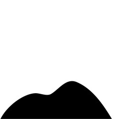 Silhouette of Hills
