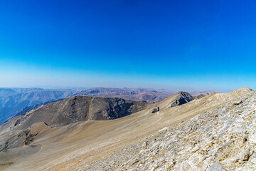 Scenic views of Medetsiz tepe (3524 m), which is the highest peak of Bolkar mountain, which is a...