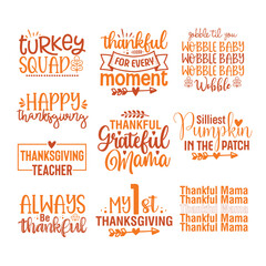 Fototapeta premium Thanksgiving svg design