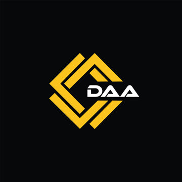 DAA letter design for logo and icon.DAA typography for technology, business and real estate brand.DAA monogram logo.