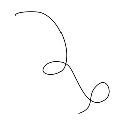 A Strand of Hair Vector