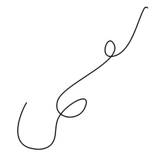 A Strand of Hair Vector