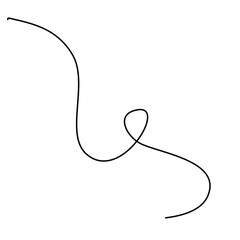 A Strand of Hair Vector