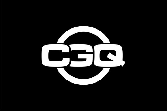 CGQ creative letter logo design vector icon illustration
