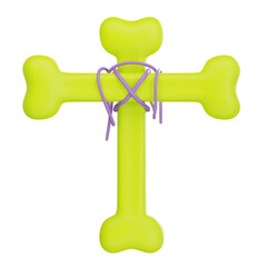 Bone Cross 3D Icon