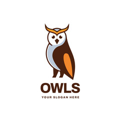 Creative Owl Logo Vector Icon Illustration