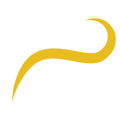 Abstract Swish Swoosh Shape