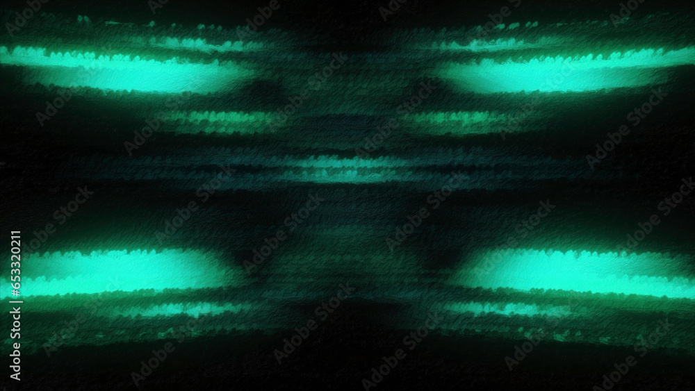 Poster background with electric flashes of light spots in cyber space. motion. background of emerging and f