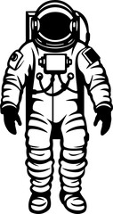 Astronaut icon, Astronaut logo Illustration on a transparent background