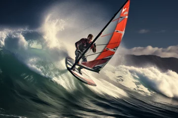 Fototapeten Windsurfing © Fabio