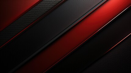 Abstract modern textured black and red carbon fiber - obrazy, fototapety, plakaty