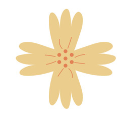 Boho Abstract Flower
