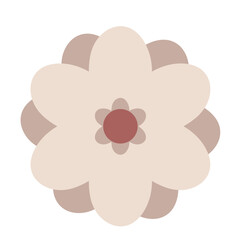 Boho Abstract Flower
