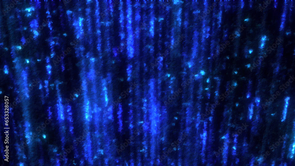 Poster bright stream of glowing lines in style of magic. motion. beautiful glow of moving stream of shiny s