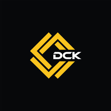 DCK letter design for logo and icon.DCK typography for technology, business and real estate brand.DCK monogram logo.