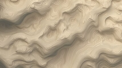 Obraz premium contour terrain map contours illustration background abstract, relief geodesign, cartography outline contour terrain map contours
