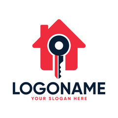 Home and Key logo design