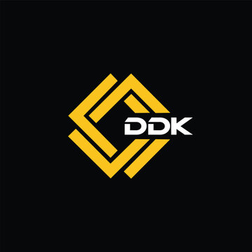DDK letter design for logo and icon.DDK typography for technology, business and real estate brand.DDK monogram logo.
