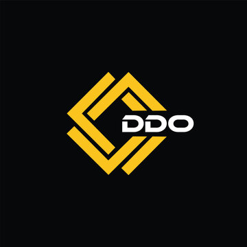 DDO letter design for logo and icon.DDO typography for technology, business and real estate brand.DDO monogram logo.