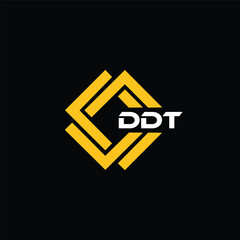 DDT letter design for logo and icon.DDT typography for technology, business and real estate brand.DDT monogram logo.