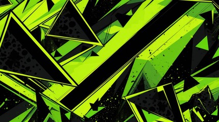 Black Friday sale background in lime green and black colors. Cyber Monday promotion neon banner template concept for promotions and discounts. .