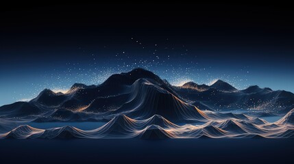 abstract wireframe landscape topographic illustration mountain grid, topography earth, surface design abstract wireframe landscape topographic
