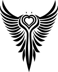 Fototapeta premium Wing symbolism