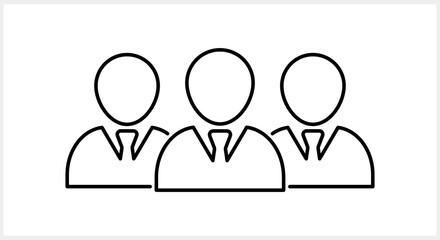 Team Social media marketing icon People network clipart Vector stock illustration EPS 10