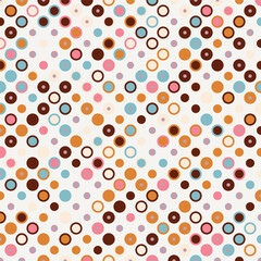 Colorful Abstract Random Circles Texture, Background Pattern