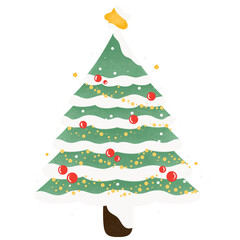 christmas tree illustration.