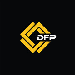 DFP letter design for logo and icon.DFP typography for technology, business and real estate brand.DFP monogram logo.