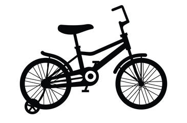 Fototapeta na wymiar Bicycle silhouette