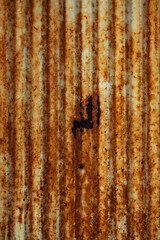 Rusty sheet metal background