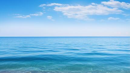 Fototapeta premium landscape of the sea, ocean with calm water, complete calm 